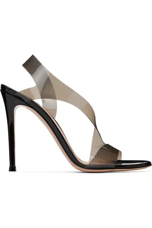Gianvito Rossi Black Metropolis Heeled Sandals
