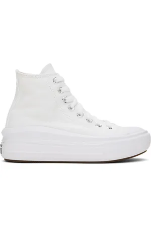 Converse White Chuck Taylor All Star Move High Top Sneakers