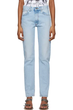 Jean Paul Gaultier Blue Printed Jeans