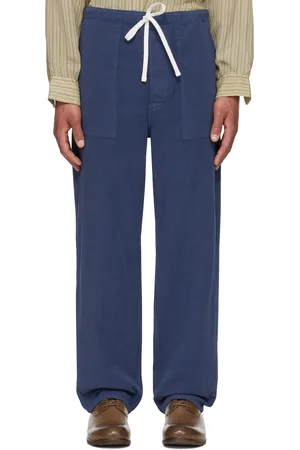 Kaptain Sunshine Navy Walk Easy Baker Trousers