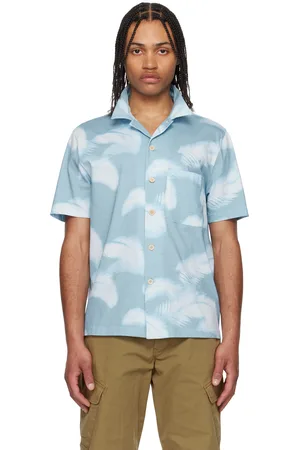 Paul Smith Blue Casual Fit S/S Shirt