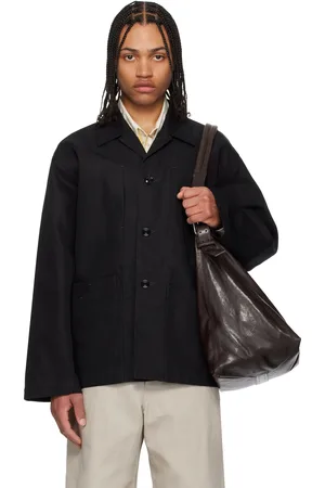 LEMAIRE Black Boxy SB Workwear Jacket