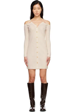 Lisa Yang Off-White Clarita Midi Dress