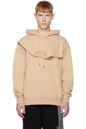 Feng Chen Wang Khaki Paneled Hoodie