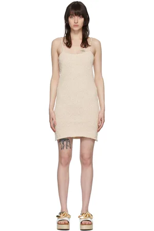 J.W.Anderson Beige Cotton Mini Dress