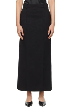 C&m Camilla And Marc Black Rossa Maxi Skirt