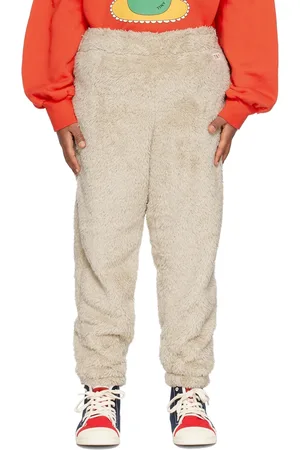 Tiny Cottons Kids Beige Polar Sweatpants