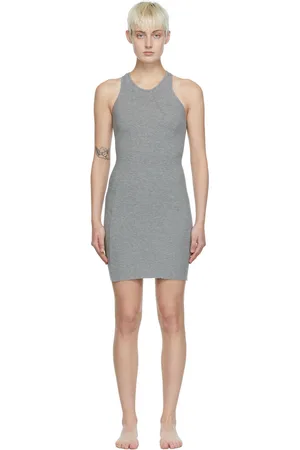 SKIMS Gray Soft Lounge Minidress