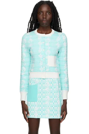 PH5 Blue Stevie Eco Floral Stitch Cardigan