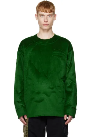 Feng Chen Wang & Black Paneled Down Sweatshirt