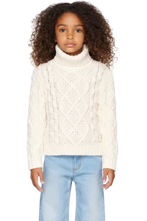 Chloé Kids Off-White Chunky Turtleneck