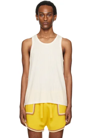 King & Tuckfield Off- Irregular Rib Tank Top