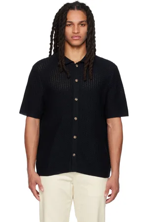 Vince Black Button Shirt