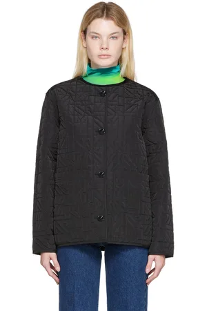 Nina Ricci Black Quilted Boxy Jacket