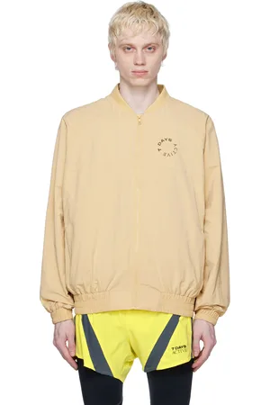 7 DAYS ACTIVE Tan Warm Up Bomber Jacket