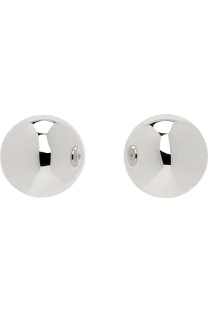 Givenchy Silver Curve Earrings
