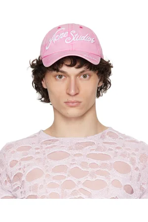 Acne Studios Pink Logo Cap