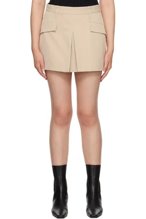 C&m Camilla And Marc Beige Simona Miniskirt