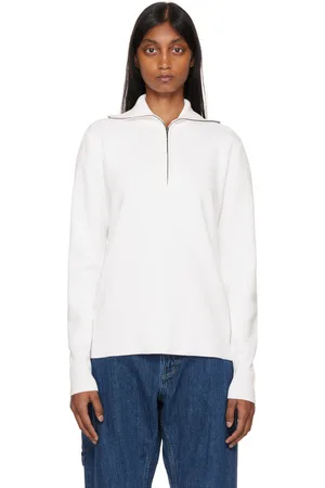 STUDIO NICHOLSON White Auguste Sweater