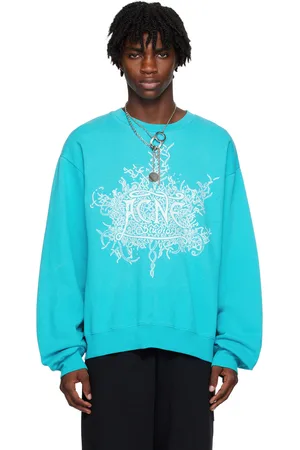Acne Studios Blue Glow-In-The-Dark Sweatshirt