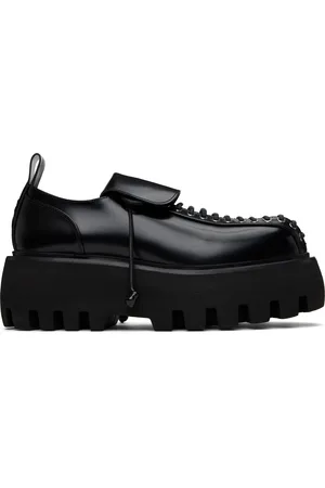 Alexander McQueen Black Sofa Lace Up Derbys