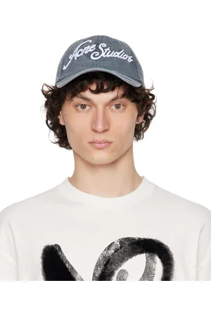 Acne Studios Navy Logo Cap