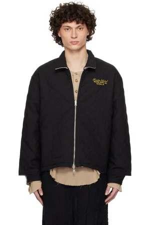 BODE Black & Beige Bloomstein Quilted Reversible Jacket