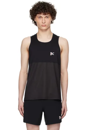 District Vision Panelled Mesh Singlet Tank Top