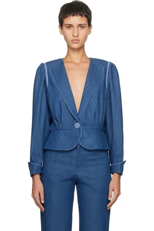 Caro Editions Blue Emma Denim Jacket