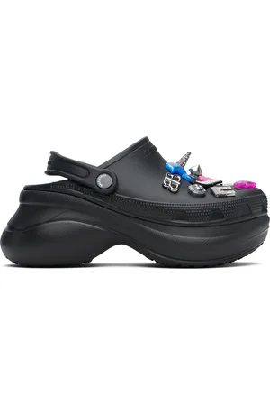 Balenciaga Black Crocs Edition Jibbitz Mules