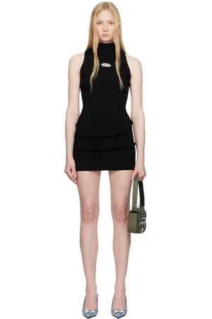 Diesel Black M-Onervax Minidress