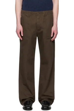 Nudie Jeans Brown Tuff Tony Fatigue Trousers