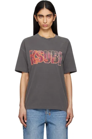 KSUBI Gray Kickstart Oh G Short Sleeve T-shirt