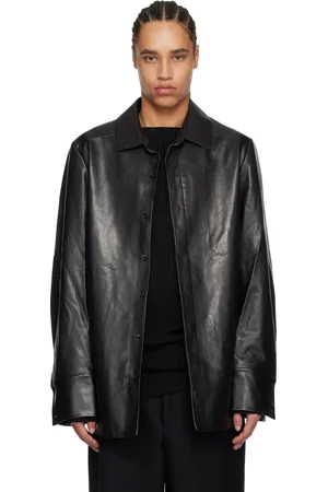 Entire Studios Black Legacy Leather Shirt