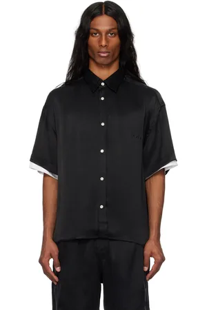 Le PÈRE Double Short Sleeve Button Down Shirt