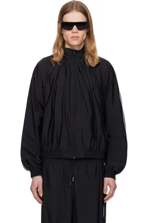 ALAINPAUL Gathered Neck Track Jacket