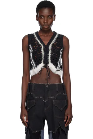 Andersson Bell Western Lace-Up Knit Vest