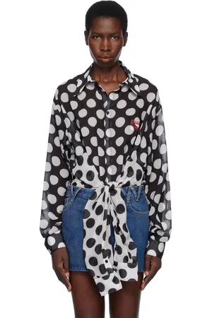 Charles Jeffrey Loverboy Black & White Hug Blouse