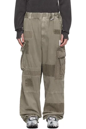 Maison Mihara Yasuhiro Gray Repair Cargo Pants