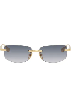 DITA EYEWEAR Gold & Black TRYSIM.75 Sunglasses