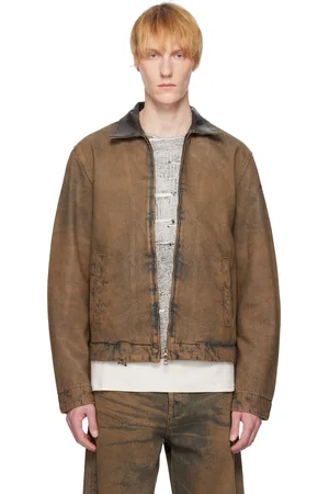 Diesel Brown D-Rohe-S Denim Jacket