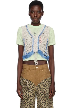 Andersson Bell Western Lace-Up Knit Vest