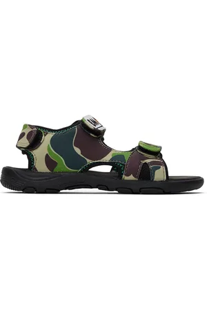 BAPE Kids Khaki ABC Baby Milo Sandals