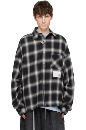Maison Mihara Yasuhiro 2 Shirts Combined Long Sleeve Shirt