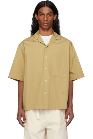 Jil Sander Beige Cotton Poplin Shirt