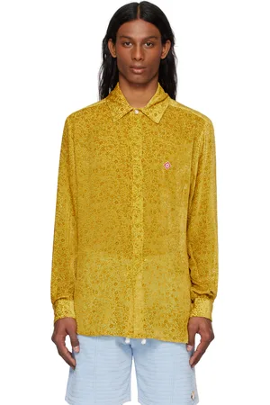 Casablanca Floral Devoré Silk Shirt