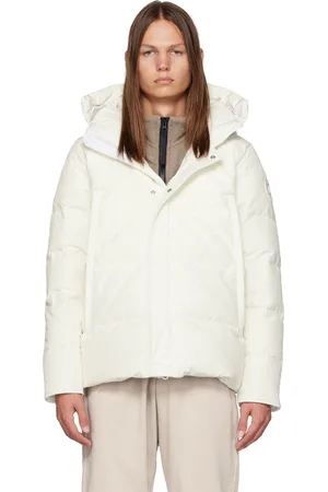 Canada Goose White HUMANATURE Wyndham Down Jacket