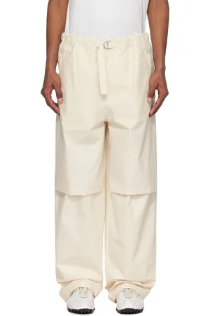 Jil Sander Off-White Belted Trousers