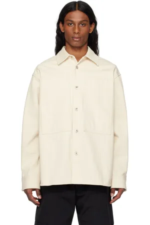Jil Sander Off-White Selvage Denim Overshirt