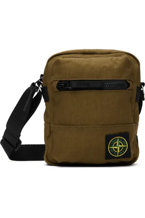 Stone Island Khaki Resin Treated CORDURA 1500 Bag